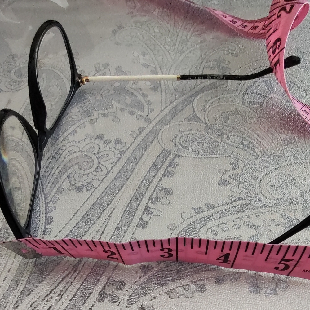 Burberry Black And White Rectangular Glasses - image 4